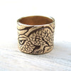 Shantaram Bronze Ring with Dragon