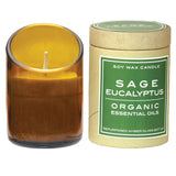 Scented Soy Candle in Recycled Amber Glass