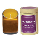 Scented Soy Candle in Recycled Amber Glass
