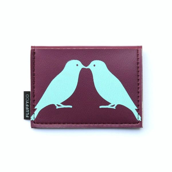 Vinyl Mini Wallet - Love Birds
