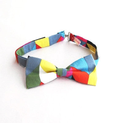 Pre-Tied Bow Tie - Geometric Color Blast