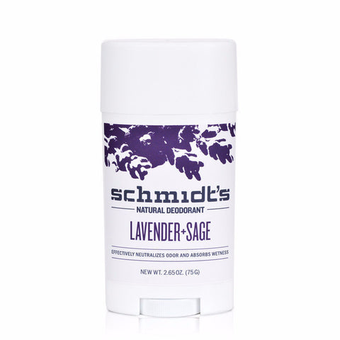 Schmidt’s Natural Deodorant Stick - Lavendar & Sage