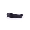 Leather Wrist Band with Adjustable Slide Knot - Black