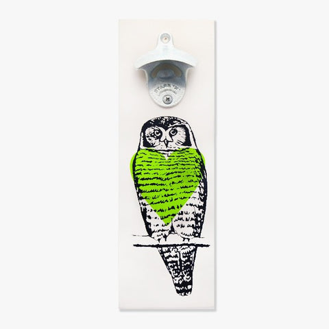 Wall Mount Bottle Opener - Owl