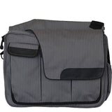 Diaper Bag - Grey Pinstripe