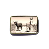 Belt Buckle - Donkeys