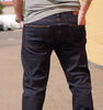 Slim-Straight Jeans with Deep Back Pockets by Dapper Boi