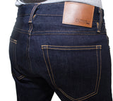 Slim Straight Jeans - Premium Dark Rinse Denim