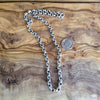5mm Rolo Chain - Sterling Silver & Hand Tooled