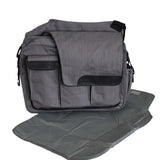 Diaper Bag - Grey Pinstripe