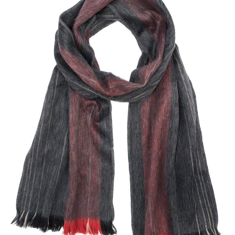Alpaca Scarf - Coal Fire - Butch Basix